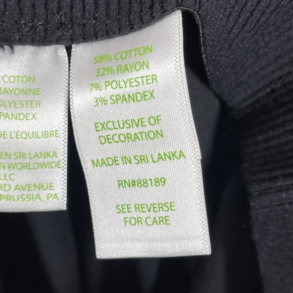 NEW Lilly Pulitzer Pants Womens 4 black ocean cay straight crop preppy casual - Picture 7 of 11